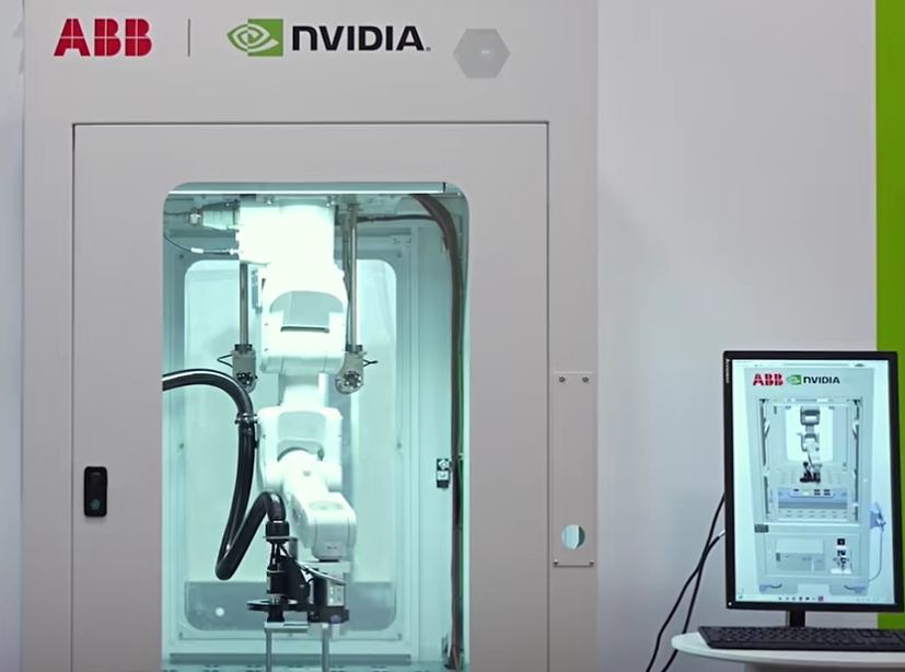 ABB 与英伟达联合打造AI工业机器人，物理 AI 工业落地